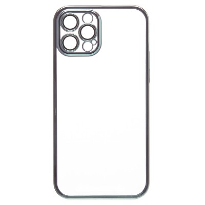 Чехол-накладка для Apple iPhone 12 Pro Max (зеленый) - PC073 с закрытой камерой