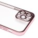 Чехол-накладка для Apple iPhone 12 Pro Max (розовое золото) - PC073 с закрытой камерой