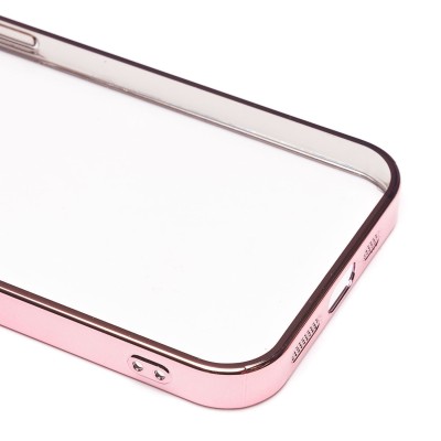 Чехол-накладка для Apple iPhone 12 Pro Max (розовое золото) - PC073 с закрытой камерой