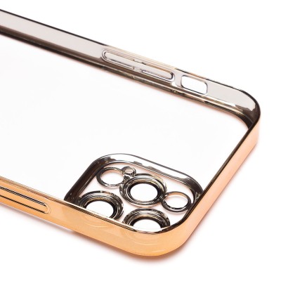 Чехол-накладка для Apple iPhone 12 Pro Max (желтый) - PC073 с закрытой камерой