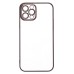 Чехол-накладка для Apple iPhone 12 Pro (черный) - PC073 с закрытой камерой