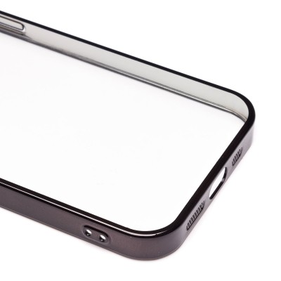 Чехол-накладка для Apple iPhone 12 Pro (черный) - PC073 с закрытой камерой