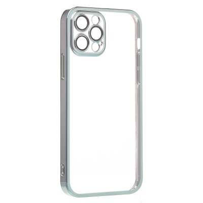 Чехол-накладка для Apple iPhone 12 Pro (зеленый) - PC073 с закрытой камерой