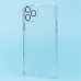 Чехол-накладка для Apple iPhone 12 Pro (прозрачный) - PC073 с закрытой камерой
