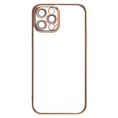 Чехол-накладка для Apple iPhone 12 Pro (желтый) - PC073 с закрытой камерой
