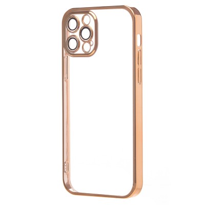Чехол-накладка для Apple iPhone 12 Pro (желтый) - PC073 с закрытой камерой