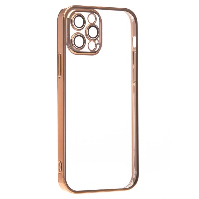 Чехол-накладка для Apple iPhone 12 Pro (желтый) - PC073 с закрытой камерой