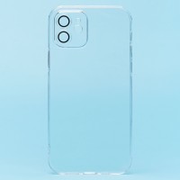 Чехол-накладка для Apple iPhone 12 (прозрачный) - PC073 с закрытой камерой