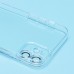 Чехол-накладка для Apple iPhone 12 (прозрачный) - PC073 с закрытой камерой