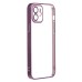 Чехол-накладка для Apple iPhone 12 (фиолетовый) - PC073 с закрытой камерой
