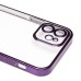 Чехол-накладка для Apple iPhone 12 (фиолетовый) - PC073 с закрытой камерой