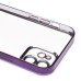 Чехол-накладка для Apple iPhone 12 (фиолетовый) - PC073 с закрытой камерой