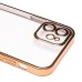Чехол-накладка для Apple iPhone 12 (желтый) - PC073 с закрытой камерой