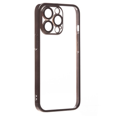 Чехол-накладка для Apple iPhone 13 Pro (черный) - PC073 с закрытой камерой