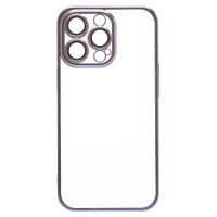 Чехол-накладка для Apple iPhone 13 Pro (синий) - PC073 с закрытой камерой
