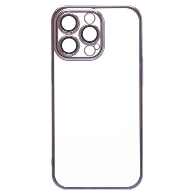 Чехол-накладка для Apple iPhone 13 Pro (синий) - PC073 с закрытой камерой