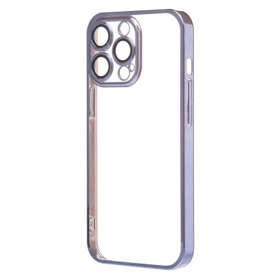 Чехол-накладка для Apple iPhone 13 Pro (синий) - PC073 с закрытой камерой