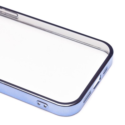 Чехол-накладка для Apple iPhone 13 Pro (синий) - PC073 с закрытой камерой