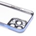 Чехол-накладка для Apple iPhone 13 Pro (синий) - PC073 с закрытой камерой
