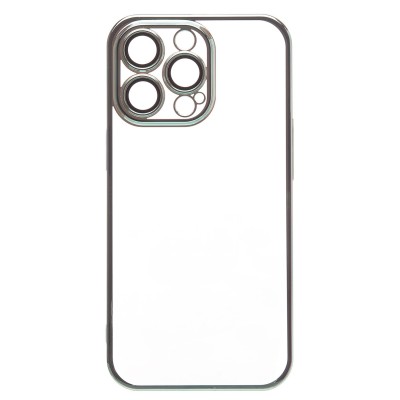 Чехол-накладка для Apple iPhone 13 Pro (зеленый) - PC073 с закрытой камерой