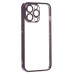 Чехол-накладка для Apple iPhone 13 Pro (фиолетовый) - PC073 с закрытой камерой