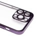 Чехол-накладка для Apple iPhone 13 Pro (фиолетовый) - PC073 с закрытой камерой