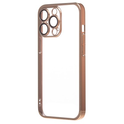 Чехол-накладка для Apple iPhone 13 Pro (желтый) - PC073 с закрытой камерой