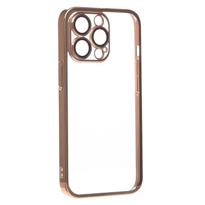 Чехол-накладка для Apple iPhone 13 Pro (желтый) - PC073 с закрытой камерой