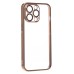 Чехол-накладка для Apple iPhone 13 Pro (желтый) - PC073 с закрытой камерой