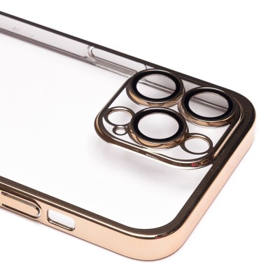 Чехол-накладка для Apple iPhone 13 Pro (желтый) - PC073 с закрытой камерой