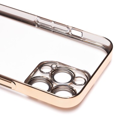 Чехол-накладка для Apple iPhone 13 Pro (желтый) - PC073 с закрытой камерой