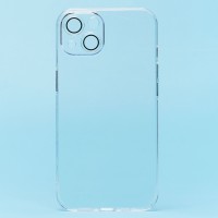 Чехол-накладка для Apple iPhone 13 (прозрачный) - PC073 с закрытой камерой
