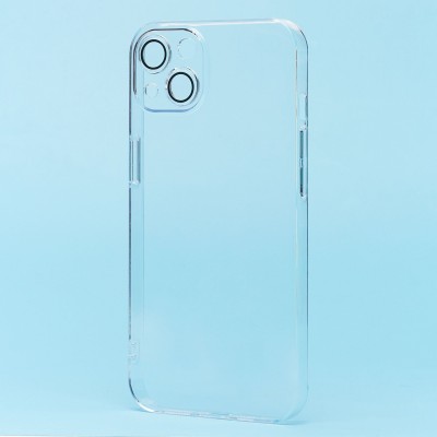 Чехол-накладка для Apple iPhone 13 (прозрачный) - PC073 с закрытой камерой