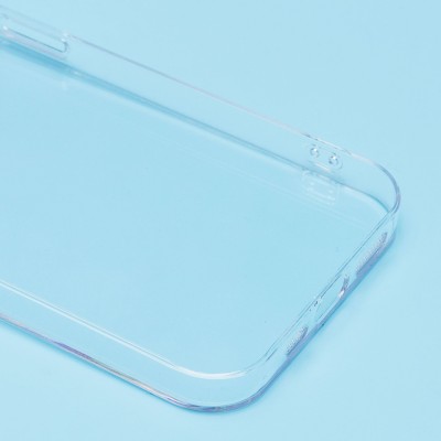 Чехол-накладка для Apple iPhone 13 (прозрачный) - PC073 с закрытой камерой