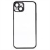 Чехол-накладка для Apple iPhone 14 Plus (черный) - PC073 с закрытой камерой