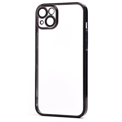 Чехол-накладка для Apple iPhone 14 Plus (черный) - PC073 с закрытой камерой