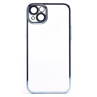 Чехол-накладка для Apple iPhone 14 Plus (синий) - PC073 с закрытой камерой