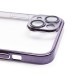 Чехол-накладка для Apple iPhone 14 Plus (фиолетовый) - PC073 с закрытой камерой