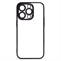 Чехол-накладка для Apple iPhone 14 Pro Max (черный) - PC073 с закрытой камерой