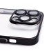 Чехол-накладка для Apple iPhone 14 Pro Max (черный) - PC073 с закрытой камерой