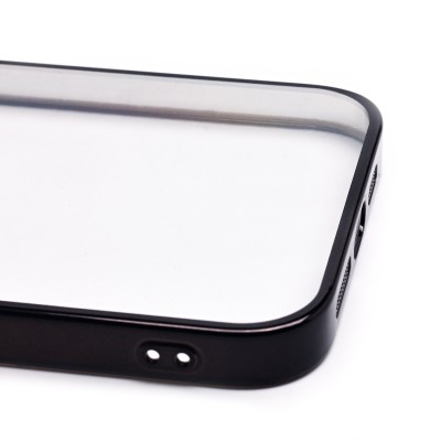 Чехол-накладка для Apple iPhone 14 Pro Max (черный) - PC073 с закрытой камерой