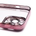 Чехол-накладка для Apple iPhone 14 Pro Max (розовое золото) - PC073 с закрытой камерой