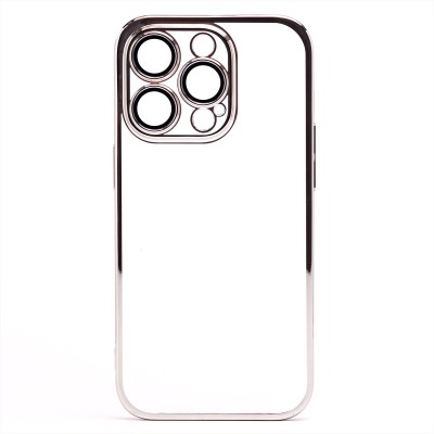 Чехол-накладка для Apple iPhone 14 Pro Max (серебяный) - PC073 с закрытой камерой