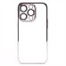 Чехол-накладка для Apple iPhone 14 Pro Max (серебяный) - PC073 с закрытой камерой