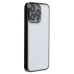Чехол-накладка для Apple iPhone 15 Pro Max (черный) - PC073 с закрытой камерой