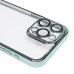 Чехол-накладка для Apple iPhone 15 Pro Max (зеленый) - PC073 с закрытой камерой