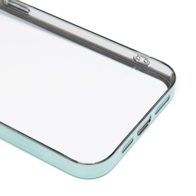 Чехол-накладка для Apple iPhone 15 Pro Max (зеленый) - PC073 с закрытой камерой