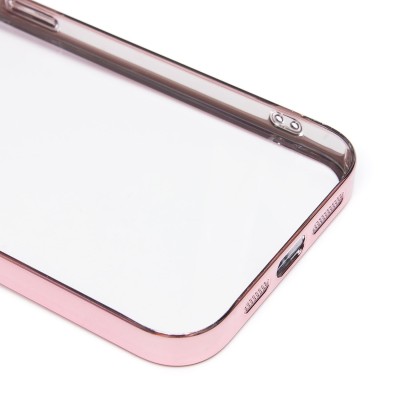 Чехол-накладка для Apple iPhone 15 Pro Max (розовое золото) - PC073 с закрытой камерой