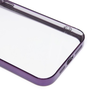 Чехол-накладка для Apple iPhone 15 Pro Max (фиолетовый) - PC073 с закрытой камерой