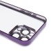 Чехол-накладка для Apple iPhone 15 Pro Max (фиолетовый) - PC073 с закрытой камерой